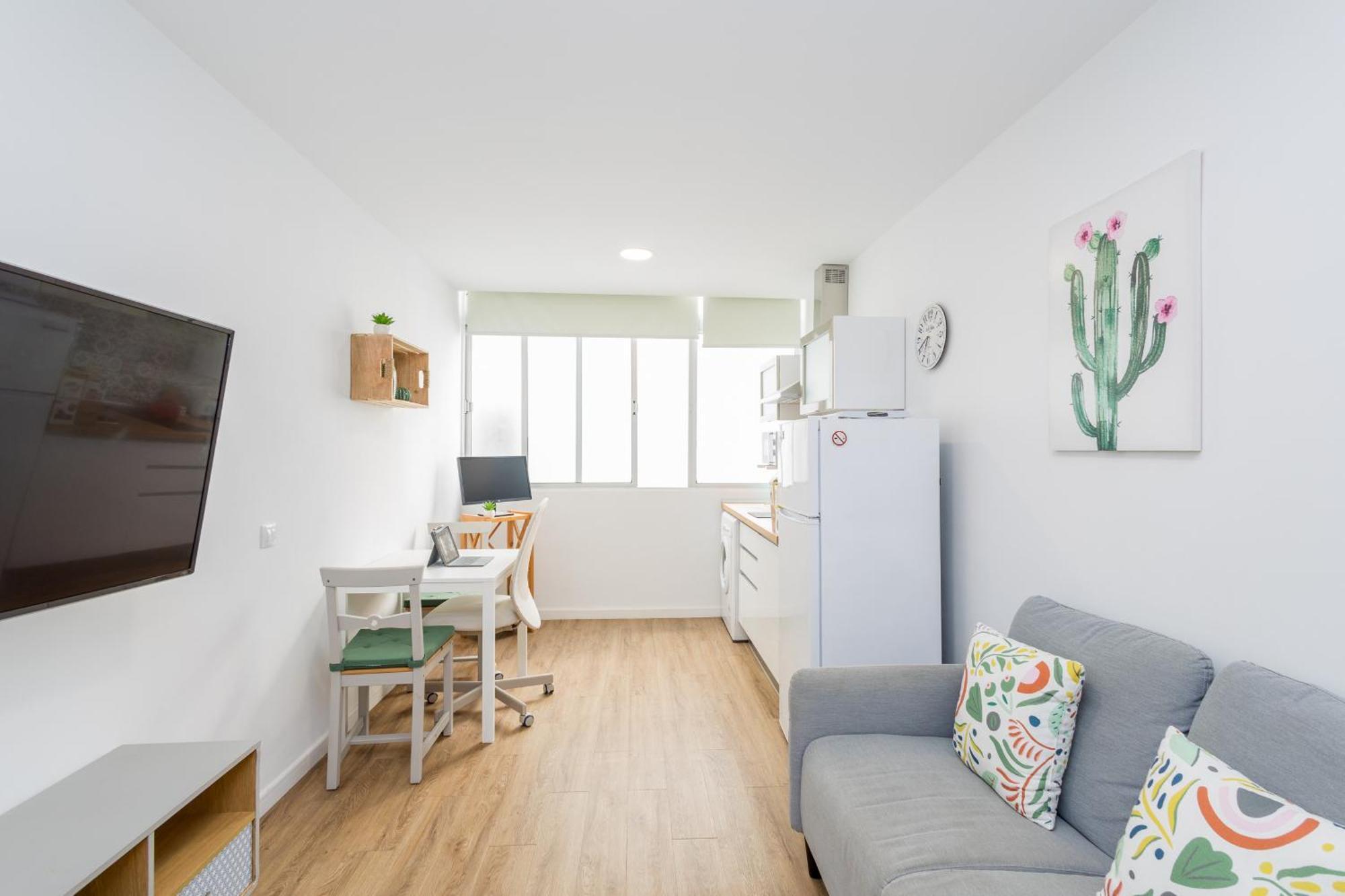 Apartamento Las Canteras Beach Workfriendly Bright Studio Las Palmas de Gran Canaria Exterior foto